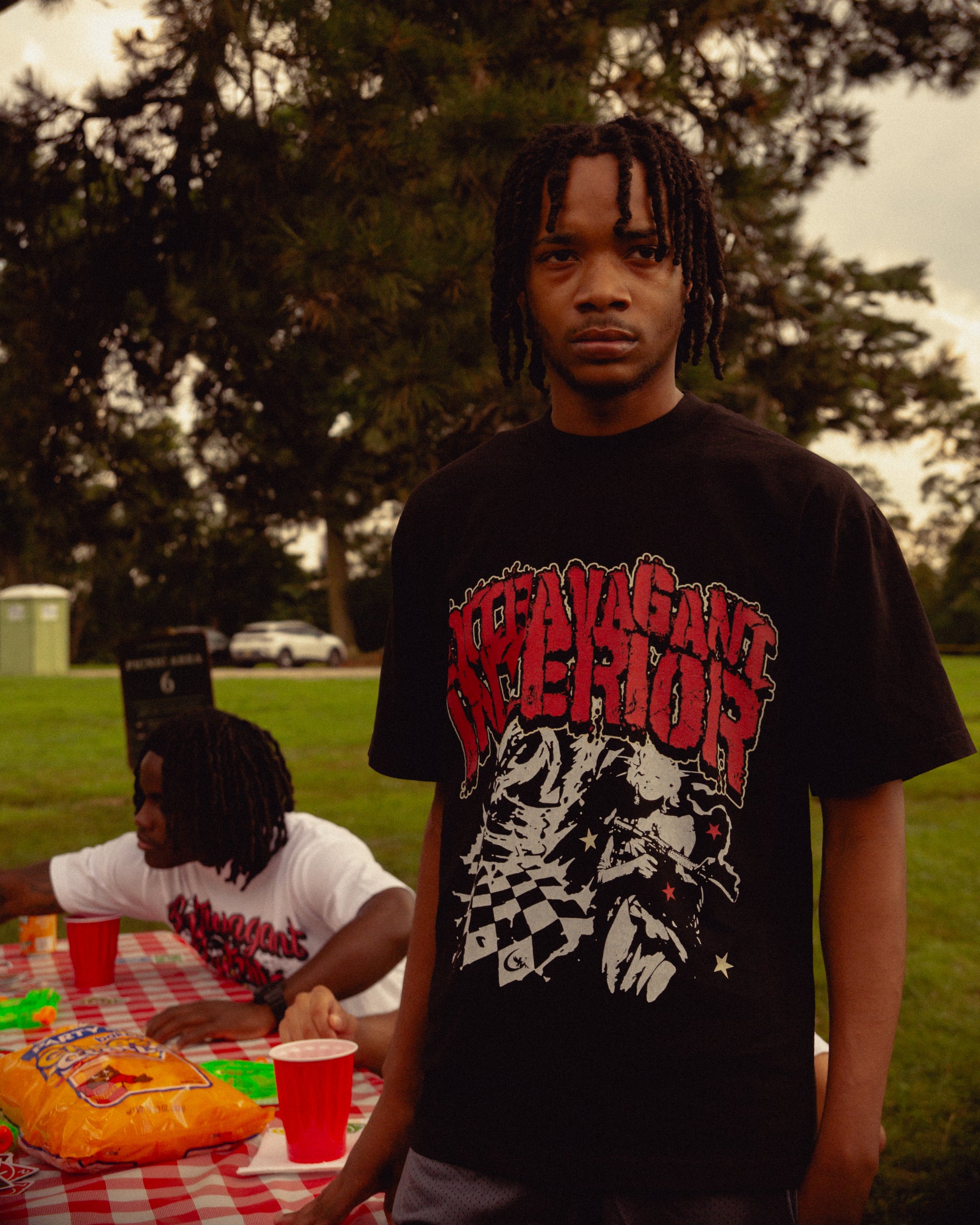 Check Mate  T-Shirt Black