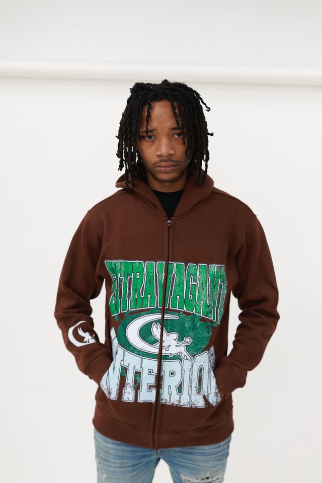 Serene hoodie Brown